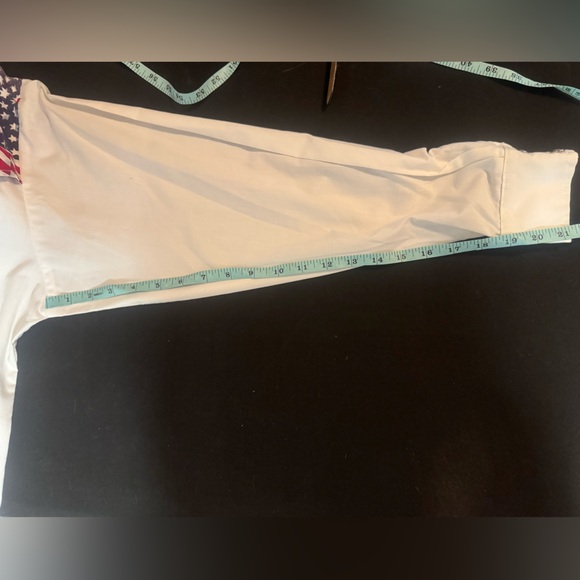 Vintage H Bar C California Ranchwear American Flag Pearl Snap - Picture 11 of 12